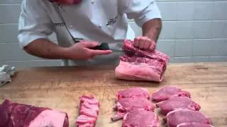 Whole pork loin fabrication