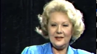 Virginia Mayo-- Rare 1984 TV Interview, Skip E. Lowe