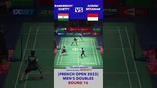 RANKIREDDY SHETTY" vs. "AHSAN SETIAWAN" [French Open 2023]