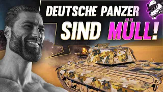 Der GIGACHAD sagt: "Deutsche Panzer sind Müll!" [World of Tanks - Gameplay - Deutsch]