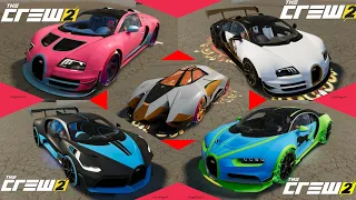 The Crew 2 - Bugatti vs Lamborghini vs Divo vs Chiron vs Veyron One (Биг-Ленд)