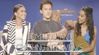 tom holland is the king of interview crashing