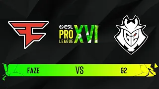 FaZe vs. G2 - Map 1 [Dust2] - ESL Pro League Season 16 - Group B