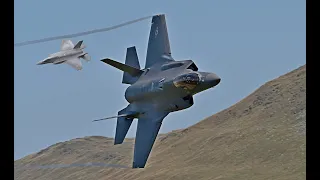 Low Level in the Mach Loop USAF F-15 F-35 C-130   week 1st August
