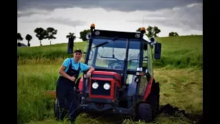 Łąki 2 pokos EXTREME- Mega Wtopa ( Ursus1614, Zetor7211,john deere 6920, Krone Varia Pack