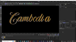 Animation Text in Cinema 4D R25-26