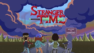 Stranger Things Adventure Time title mashup