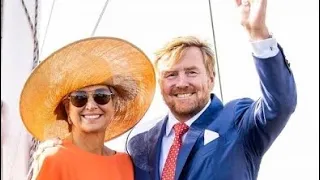 Koning Willem-Alexander en koningin Máxima op streekbezoek in Friesland.