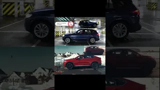 Сравнение полного привода BMW X3 и Geely Tugella #shorts