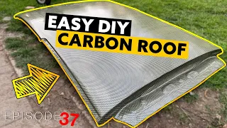 DIY Clio 172 / 182 Carbon Fibre Roof | Making the roof and fitting | Building the fastest Ep. 37