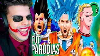 ♫ E SE OS JOGADORES FOSSEM PERSONAGENS DE DRAGON BALL? | Paródia - Medley Dragon Ball (SALVA. REACT)