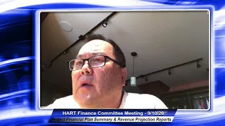 HART Finance and POC Meeting—September 10, 2020