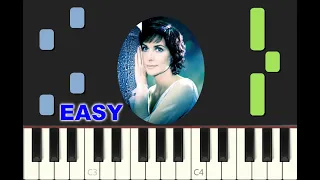 EASY piano tutorial "CARIBBEAN BLUE" by Enya, 1991, with free sheet music (pdf)