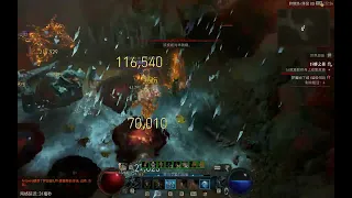 Diablo 4 Season 3 LV83 Blizzard Sorcerer Solo Speedrun Tier 100 Nightmare Dungeon