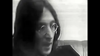 John Lennon & Yoko Ono  -  "Dentist Interview"  - Dutch TV Rood Wit Blauw 1968  -  [ remastered 4K ]