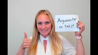 Video 728 Argumenter i en tekst