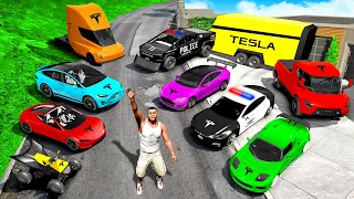 Collecting EVERY TESLA CAR in GTA 5!