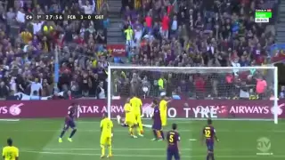 FC Barcelona 6-0 Getafe 2015/04/28 liga bbva highlights
