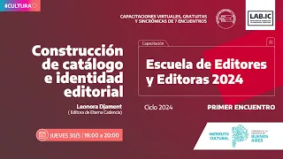 Escuela de Editores y Editoras 2024