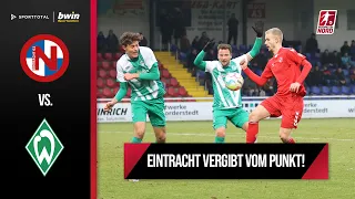 Bargfrede verursacht Strafstoß! | FC Eintracht Norderstedt - SV Werder Bremen II | Regionalliga Nord