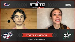 Wyatt Johnston - Dallas Stars - Meet The Future | NHL Draft Interview Presented by Kubota Canada