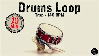 Trap / Hip Hop - DRUMS LOOP - 140 BPM