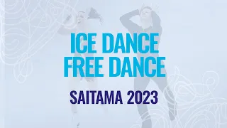 Ice Dance Free Dance | Saitama 2023 | #WorldFigure