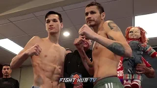 BRANDON FIGUEROA AND MOISES CHUCKY FLORES - FACE TO FACE - FULL WEIGH IN