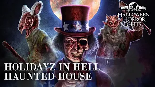 Holidayz in Hell Walkthrough - Halloween Horror Nights 2023 at Universal Studios Hollywood