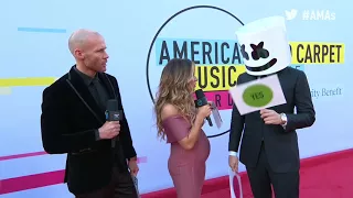 Marshmello Interview - AMAs Red Carpet 2017