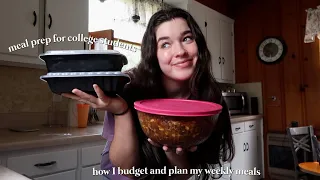 meal planning as a college student: budget friendly + healthy