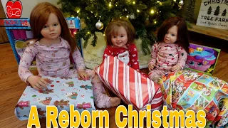 Reborn Christmas Eve, Christmas Morning Routine and opening presents