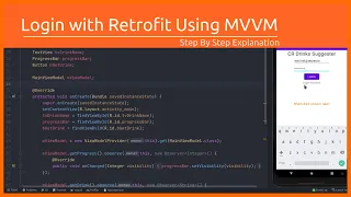 Login with Retrofit using MVVM Java | Step By Step Explanation