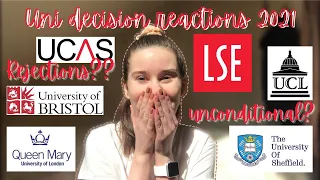 UNI DECISION REACTIONS 2021 - DID I GET INTO MY DREAM UNI?