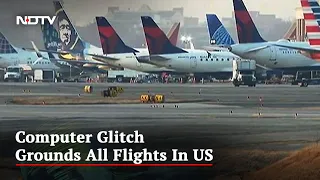 US Flights Grounded In Massive Chaos After System Failure