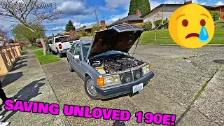 Rescuing a Misfiring, Dirty and Neglected 1992 Mercedes 190E Baby Benz!