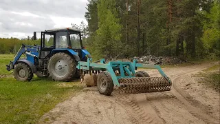 Уехал в разведку дискования последнего поля под сев на МТЗ 82.1 БДМ Дормаш 2.4 / за Русь !