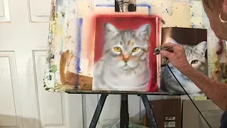 Airbrush Painting Of My Cat