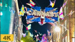 FABULOUS CHRISTMAS LIGHTS IN  LONDON VLOGMAS 2021 - Mayfair - Regent Street - Carnaby ST - 4K - ⭐️🌲