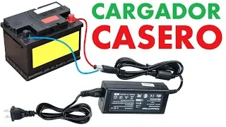 Como cargar la Batería del auto usando un Cargador de laptop!