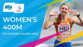 Femke Bol flies to Championship Record in 400m | Full Race Replay | Silesia 2023