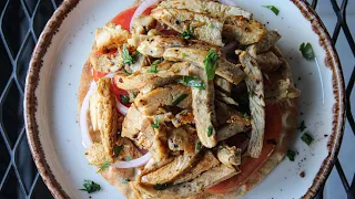 Γρήγορος Γύρος Κοτόπουλο σε ένα τηγάνι (Η συνταγή του τεμπέλη) - Quick Greek Chicken Gyro