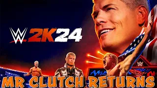 MR CLUTCH RETURNS (WWE 2K24 LIVESTREAM)