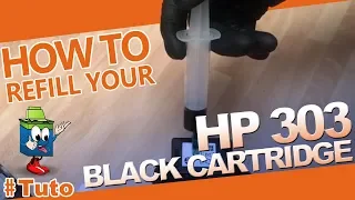 HP 303 Black Cartridge : How To Refill The Cartridge