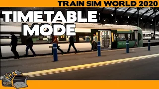 Timetable mode on East Coastway Train Sim World 2020