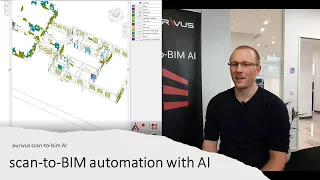 scan-to-BIM with AI - Turn your 3D scan into a Revit model with the aurivus scan-to-BIM AI