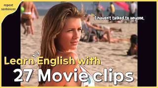 [Speaking English Fluently] American Speaking English conversation practice with Movie Clips!