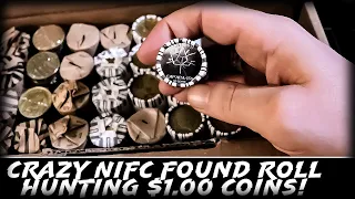 "RARE NIFC ENDER" FOUND COIN ROLL HUNTING CANADIAN LOONIE BOX!!