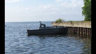 Катер "Бычок". Поход на Шестой Северный форт Кронштадта. Сквозь непогоду.