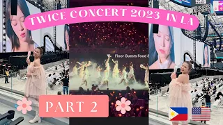 [PART 2] TWICE CONCERT in LA ~ first time in a concert ~ SOFI STADIUM l mintchocochip